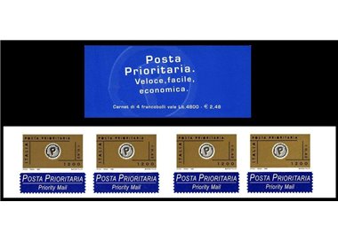 ITALIA 1999 Posta prioritaria (A) LB MNH**