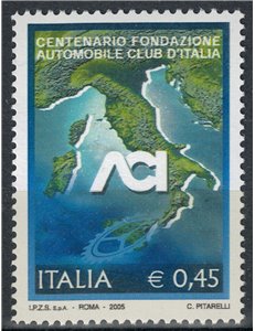 ITALY 2005 Aci, Automobile Club Italia MNH**