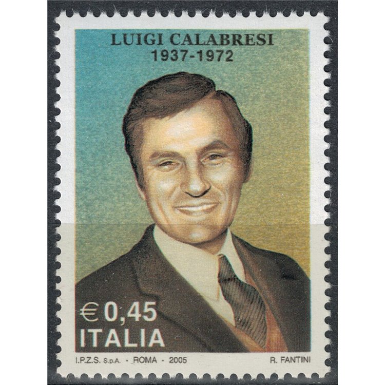 ITALY 2005 Luigi Calabresi MNH**
