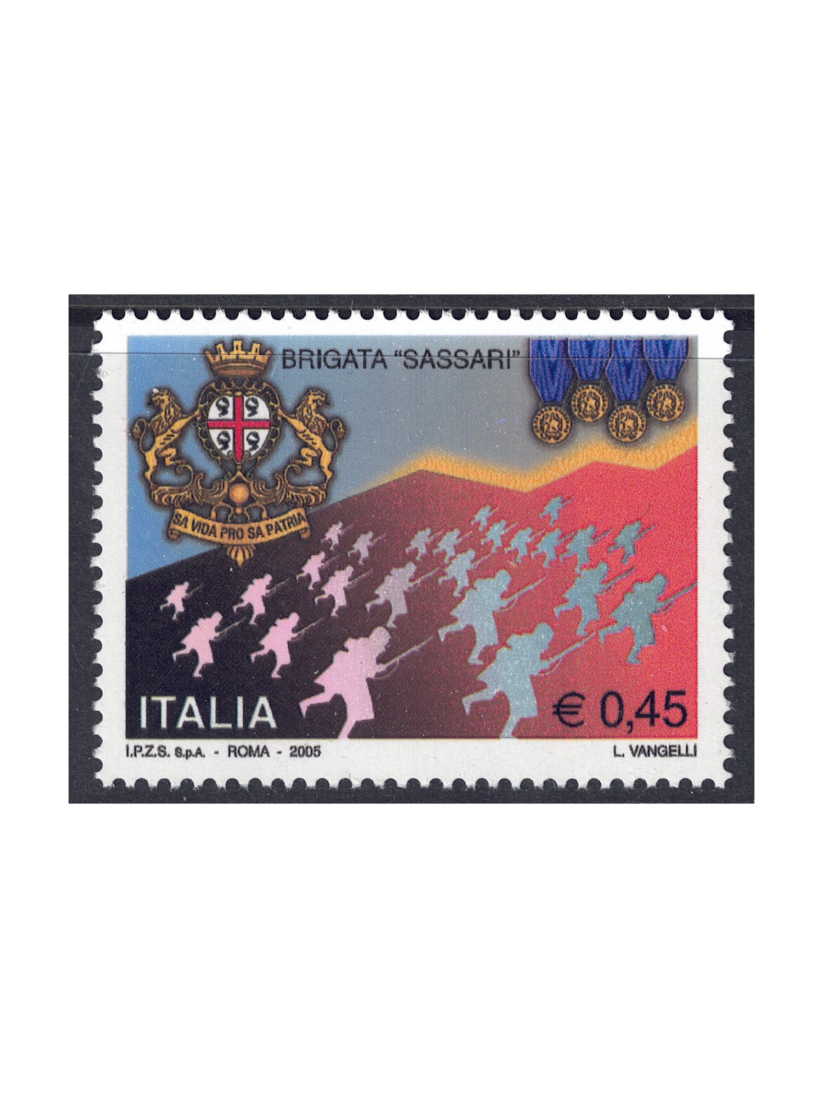 ITALIA 2005 Brigata Sassari MNH**