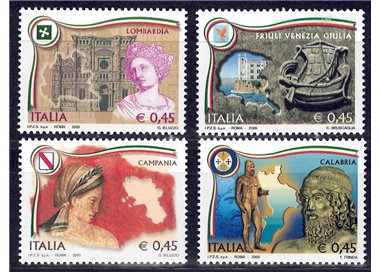 ITALY 2005 Regions of Italy 4v MNH**