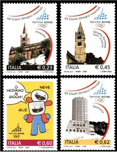 ITALY 2005 Turin Winter Olympics 4v MNH**