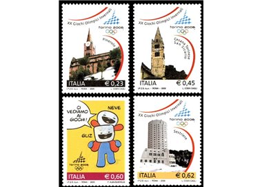ITALY 2005 Turin Winter Olympics 4v MNH**