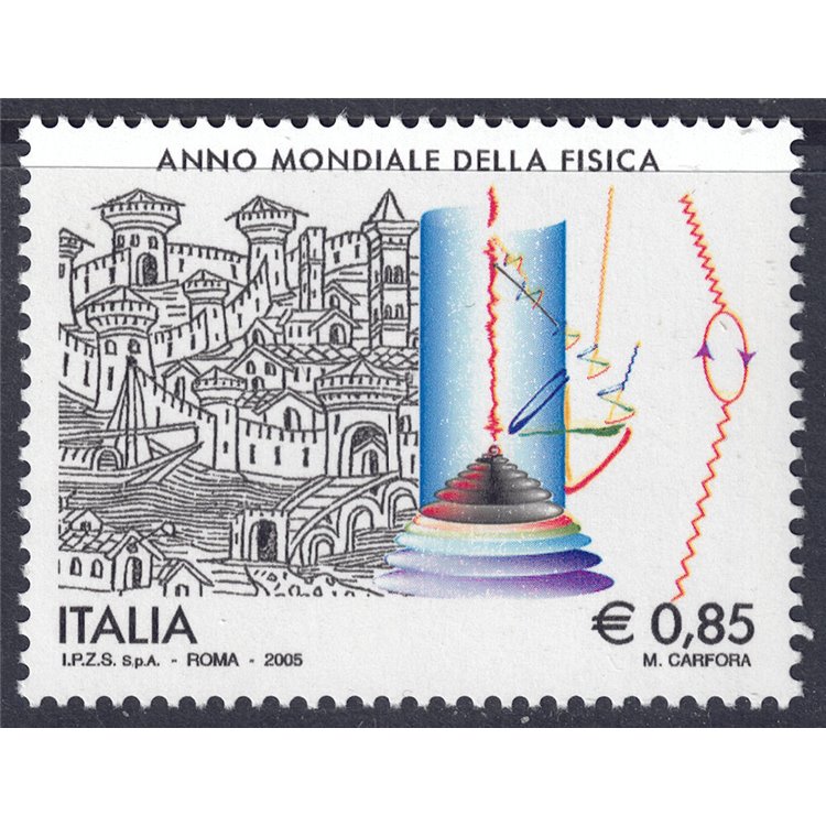 ITALIA 2005 Anno della fisica MNH**