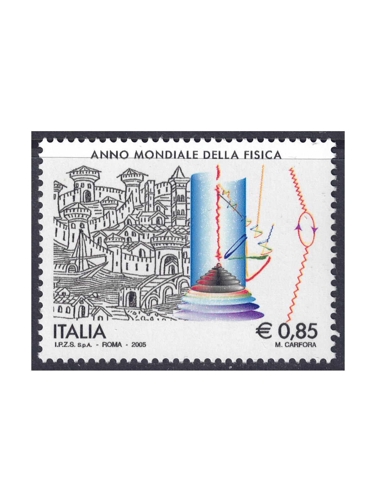 ITALY 2005 Year of Physics MNH**