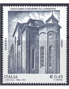 ITALIA 2005 Santuario S. Giuseppe da Copertino MNH**