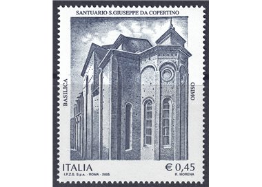 ITALIA 2005 Santuario S. Giuseppe da Copertino MNH**