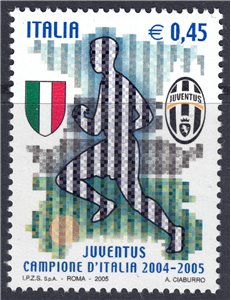 ITALY 2005 Juventus Italian champions MNH**