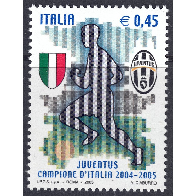 ITALY 2005 Juventus Italian champions MNH**