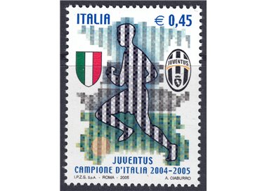 ITALIA 2005 Juventus campione d'Italia MNH**