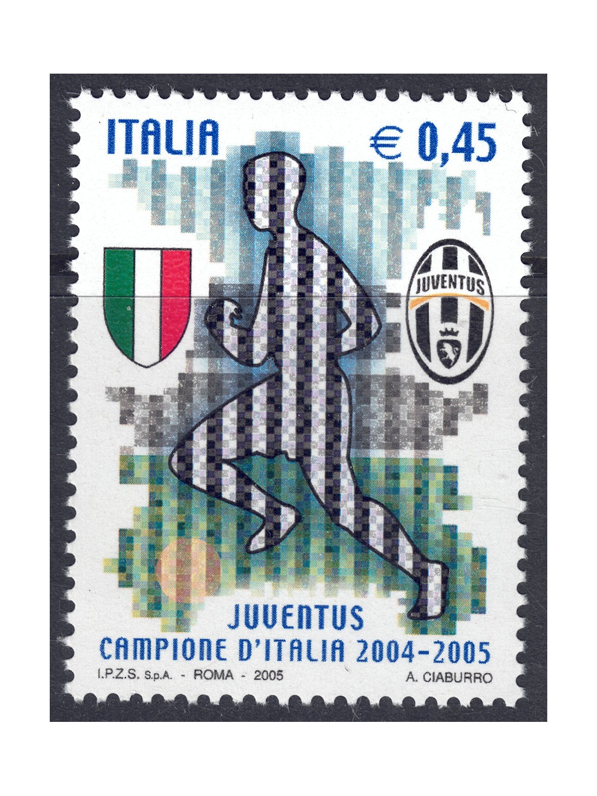 ITALY 2005 Juventus Italian champions MNH**