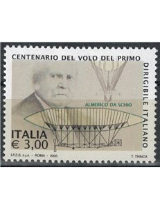 ITALIA 2005 Volo del primo dirigibile MNH**