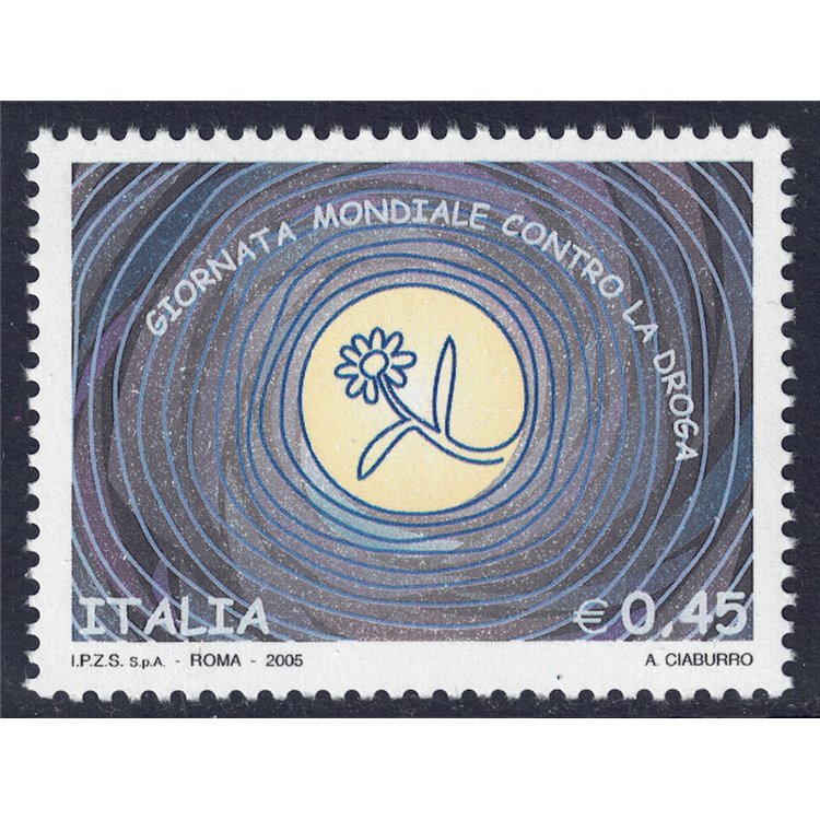 ITALY 2005 Anti-drug day MNH**