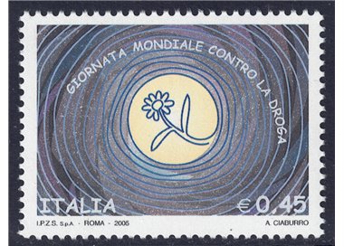 ITALY 2005 Anti-drug day MNH**