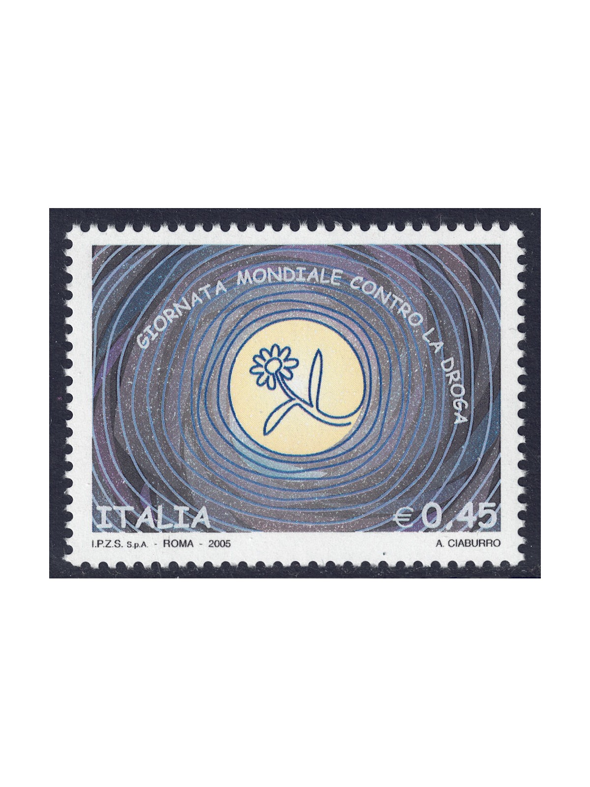 ITALY 2005 Anti-drug day MNH**