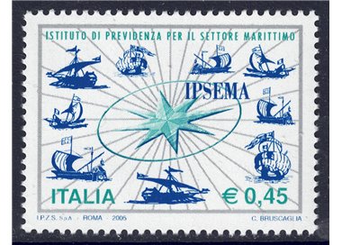 ITALY 2005 Maritime sector social security MNH**