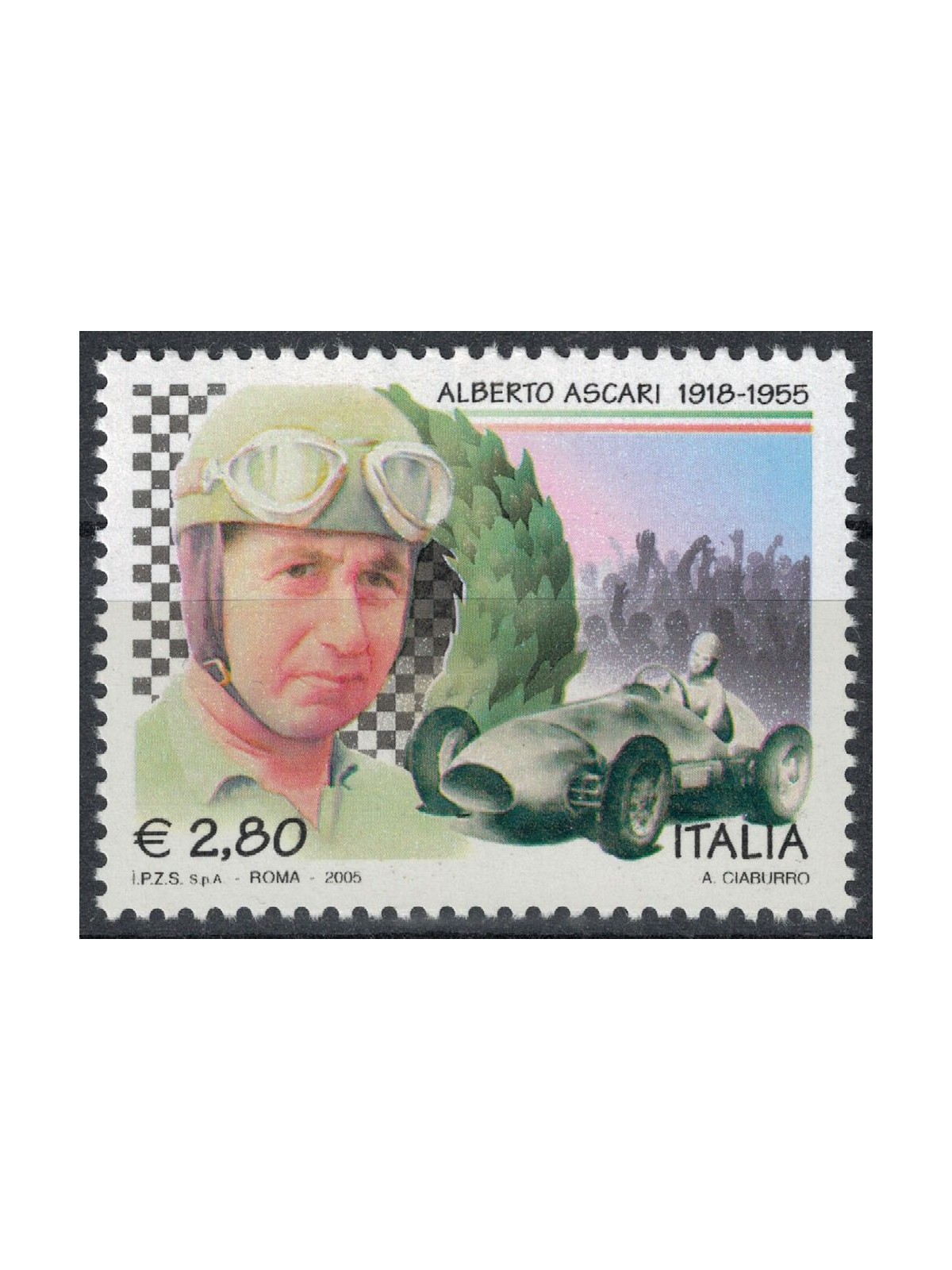 ITALIA 2005 Alberto Ascari MNH**