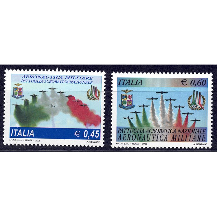 ITALIA 2005 Frecce Tricolori 2v MNH**