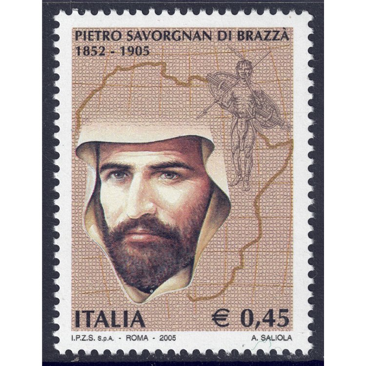 ITALY 2005 Pietro Savorgnan di Brazzà MNH**