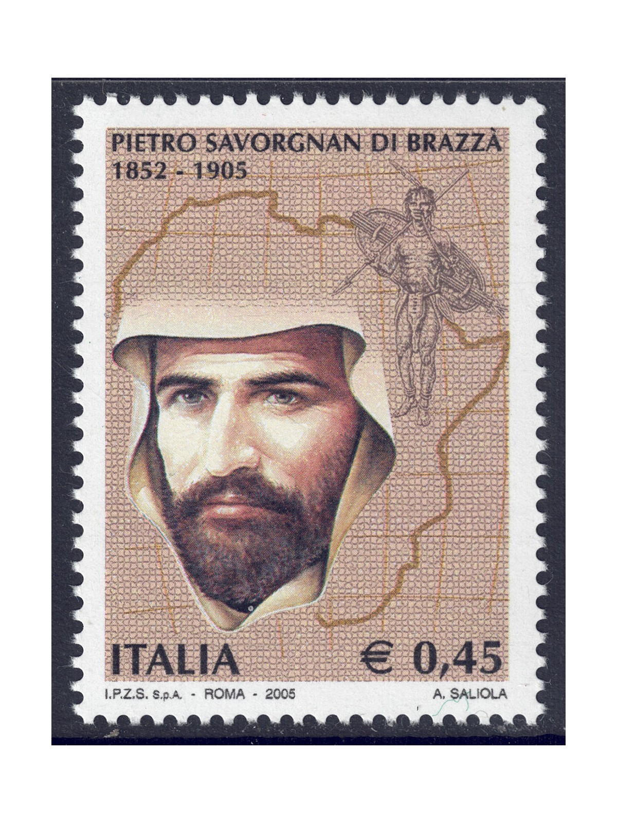 ITALY 2005 Pietro Savorgnan di Brazzà MNH**
