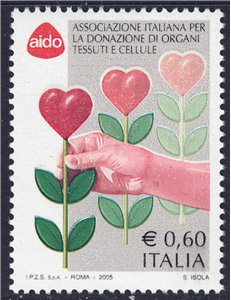 ITALY 2005 AIDO, Organ Donation MNH**