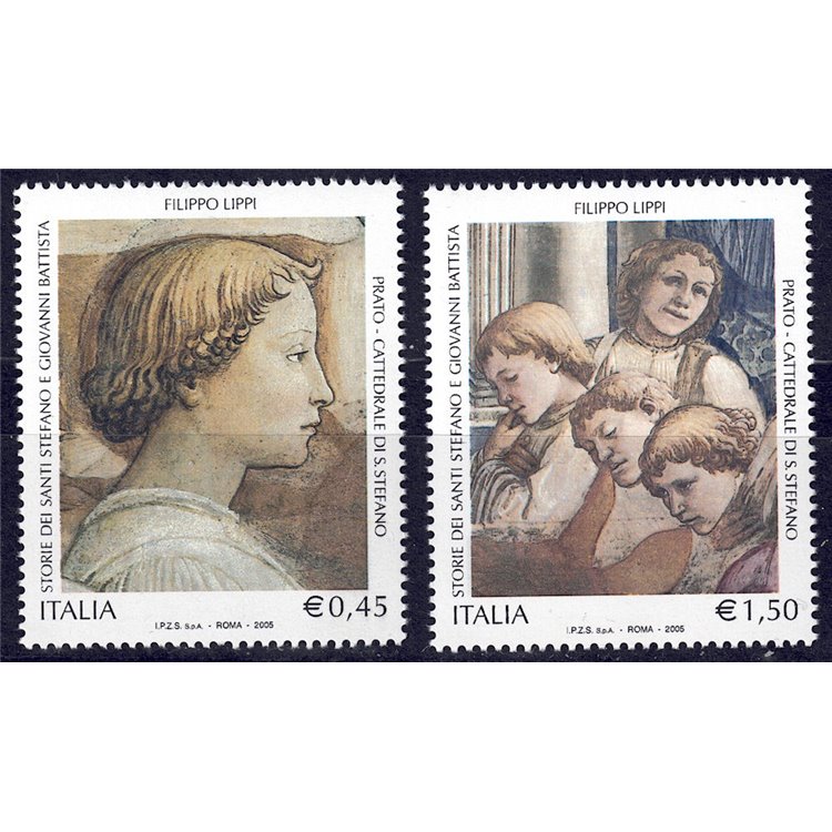 ITALY 2005 Filippo Lippi 2v MNH**