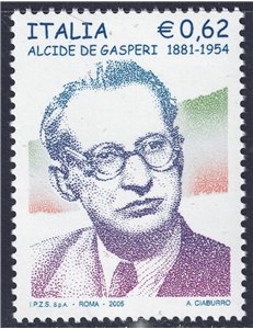 ITALY 2005 Alcide De Gasperi MNH**
