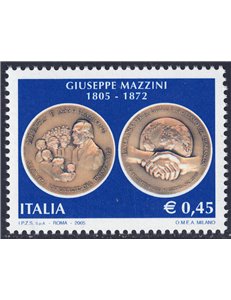 ITALIA 2005 Giuseppe Mazzini MNH**