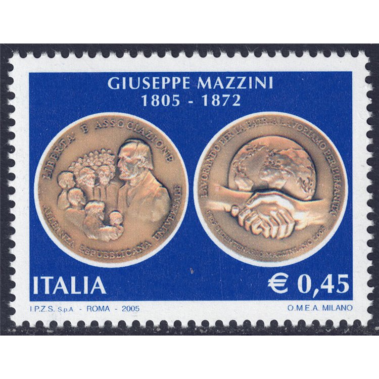 ITALY 2005 Giuseppe Mazzini MNH**