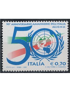 ITALIA 2005 Ammissione ONU MNH**