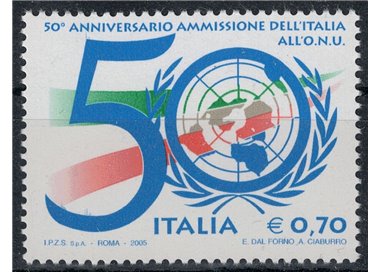 ITALIA 2005 Ammissione ONU MNH**