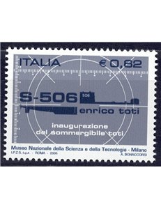 ITALY 2005 Enrico Toti Submarine MNH**