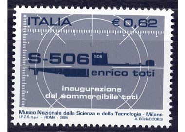 ITALY 2005 Enrico Toti Submarine MNH**