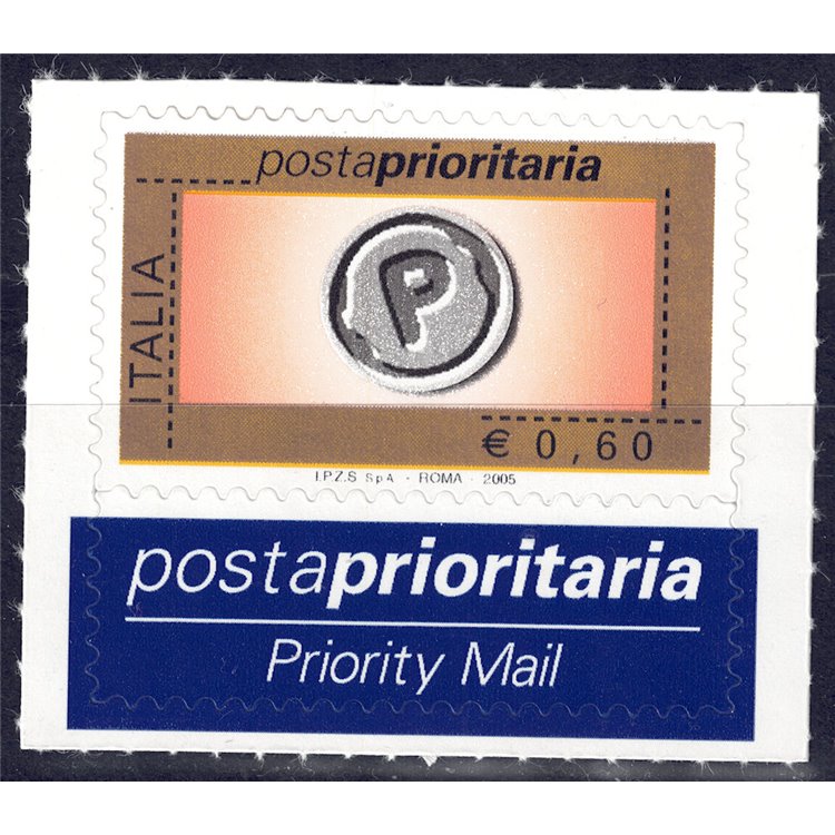 ITALY 2005 Priority Mail € 0.60 MNH**