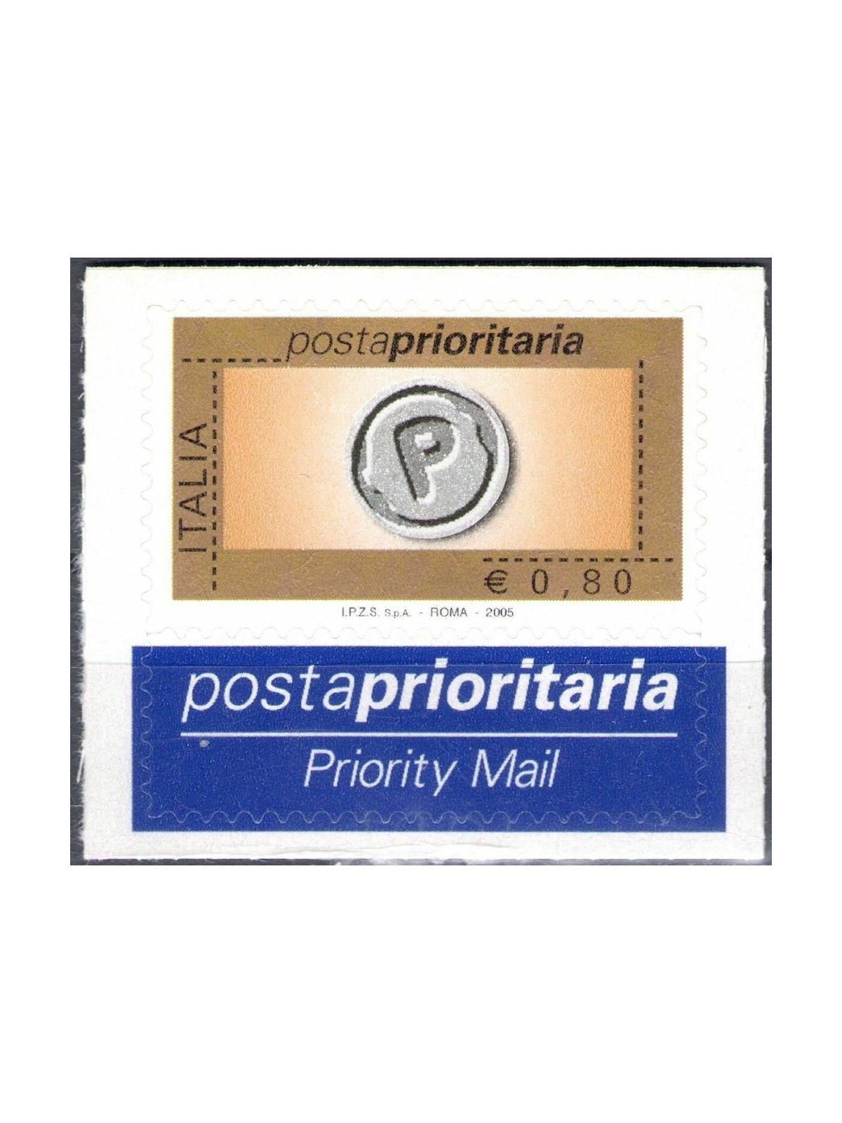 ITALY 2005 Priority Mail € 0.80 MNH**