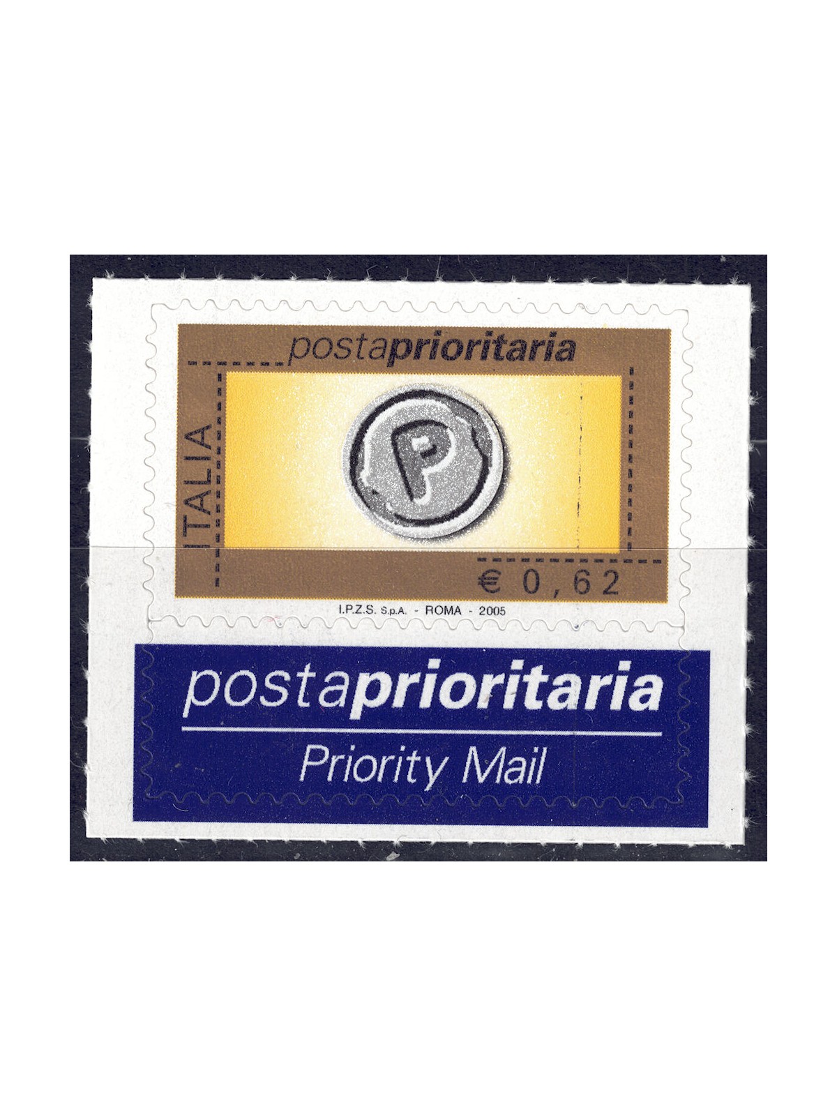 ITALY 2005 Priority Mail € 0.62 MNH**