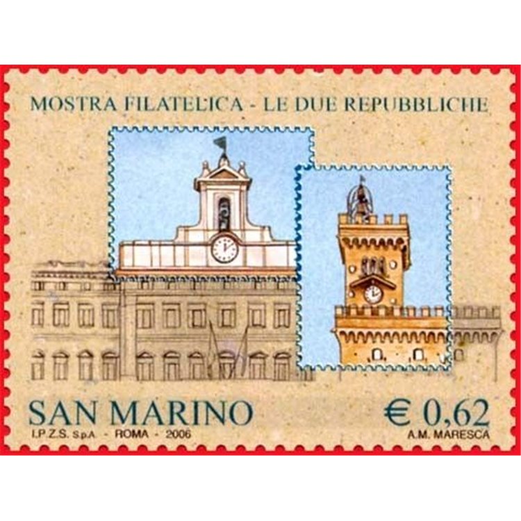 SAN MARINO 2006 The Two Republics MNH**