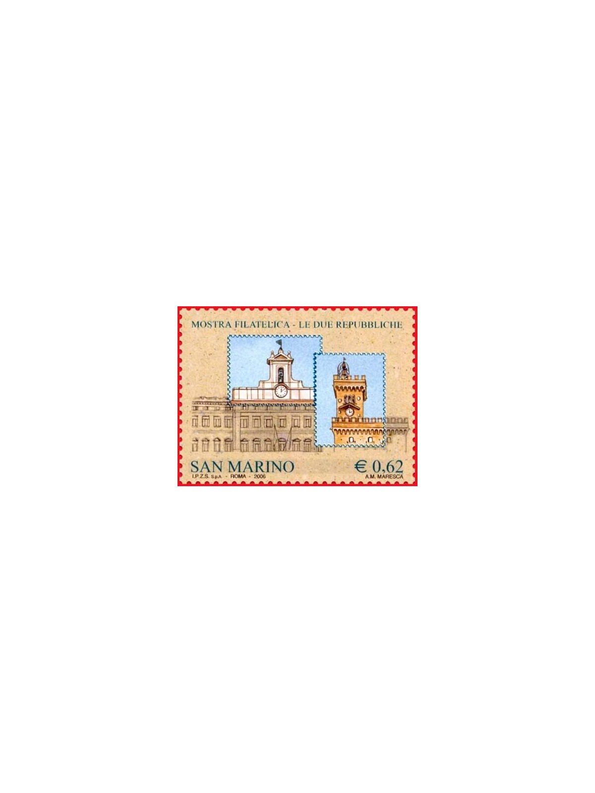 SAN MARINO 2006 The Two Republics MNH**
