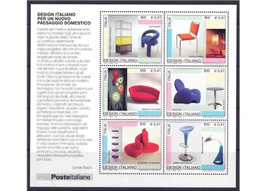 ITALY 2001 Italian Design s/s MNH**