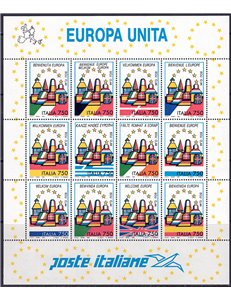 ITALIA 1993 Europa unita BF MNH**