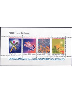 ITALIA 1999 Orientamento al collezionismo BF MNH**