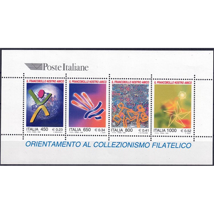 ITALIA 1999 Orientamento al collezionismo BF MNH**