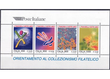 ITALIA 1999 Orientamento al collezionismo BF MNH**