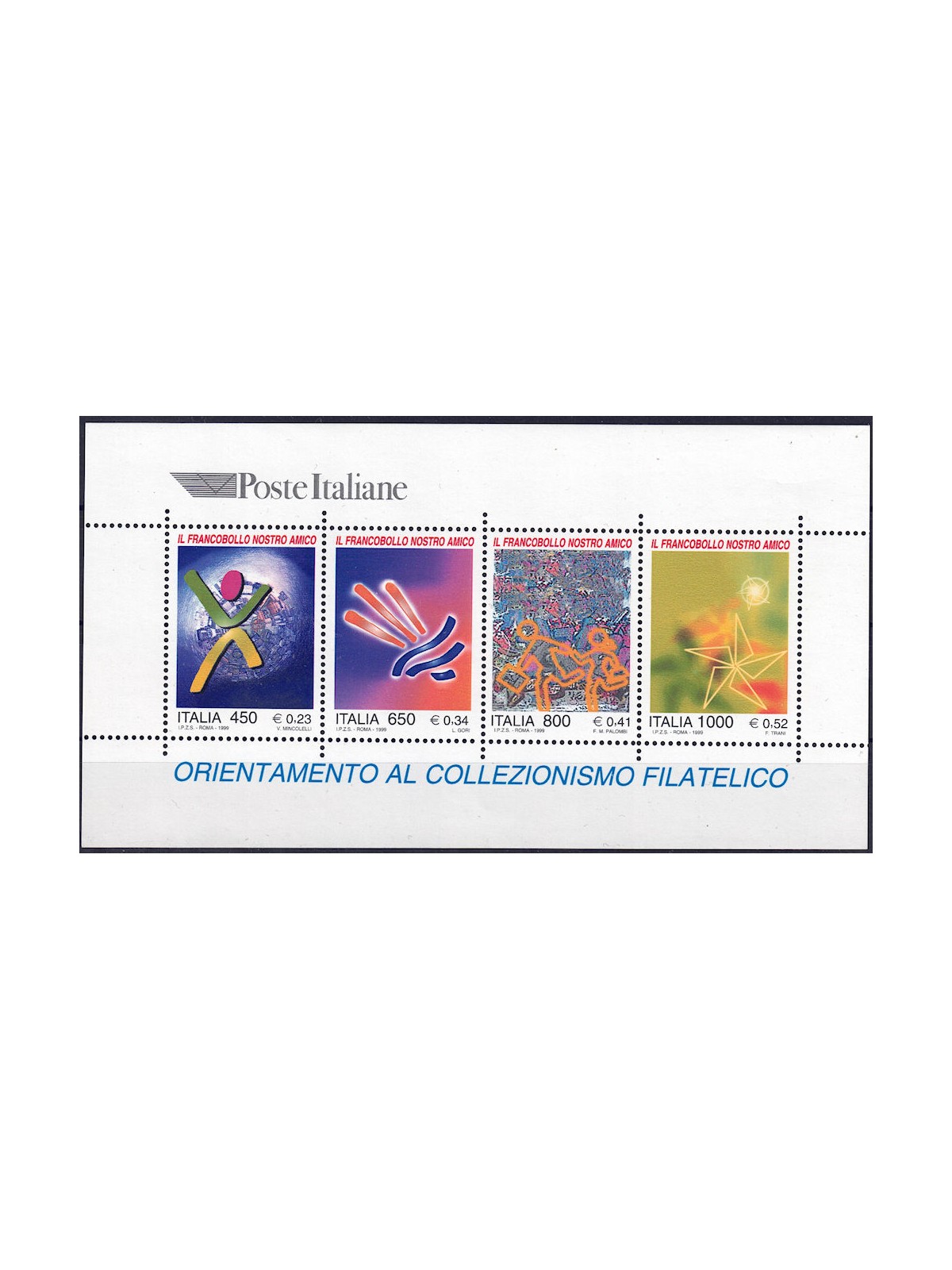 ITALIA 1999 Orientamento al collezionismo BF MNH**
