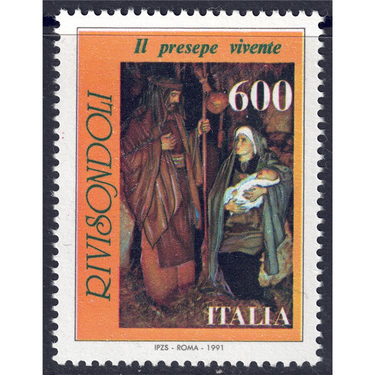 ITALY 1991 Rivisondoli Nativity Scene MNH**