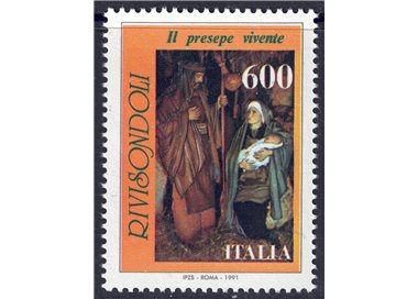ITALY 1991 Rivisondoli Nativity Scene MNH**