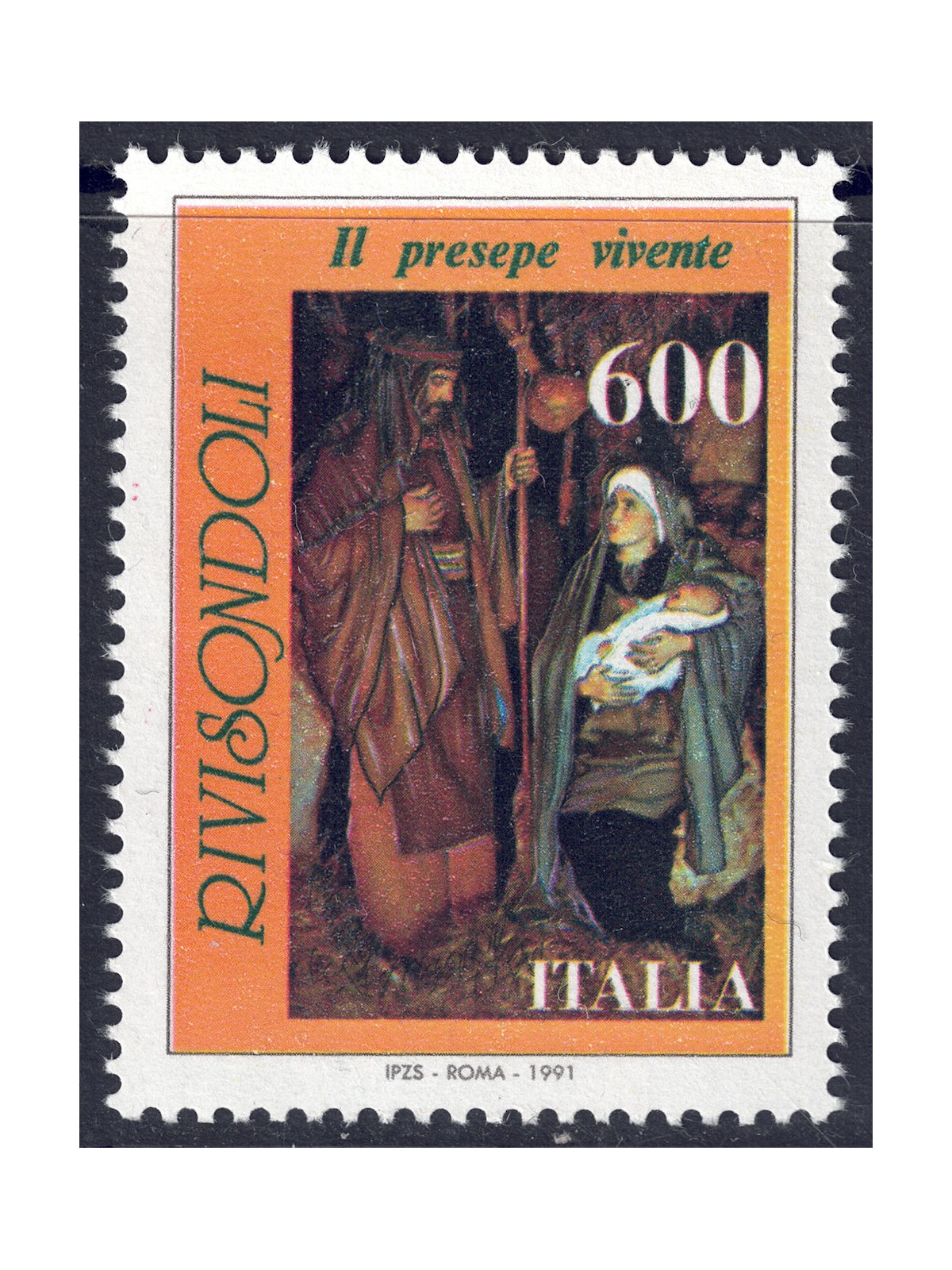 ITALIA 1991 Presepe di Rivisondoli MNH**