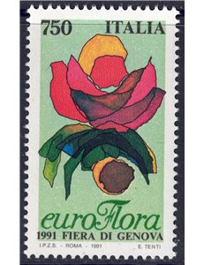 ITALY 1991 Euroflora MNH**