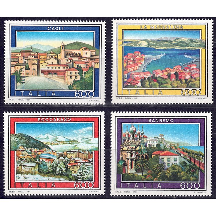 ITALY 1991 Tourism 4v MNH**