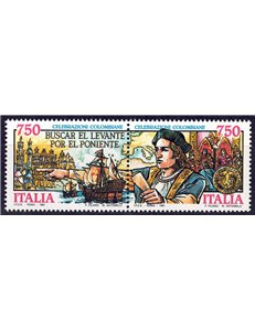 ITALY 1991 Colombo 2v MNH**
